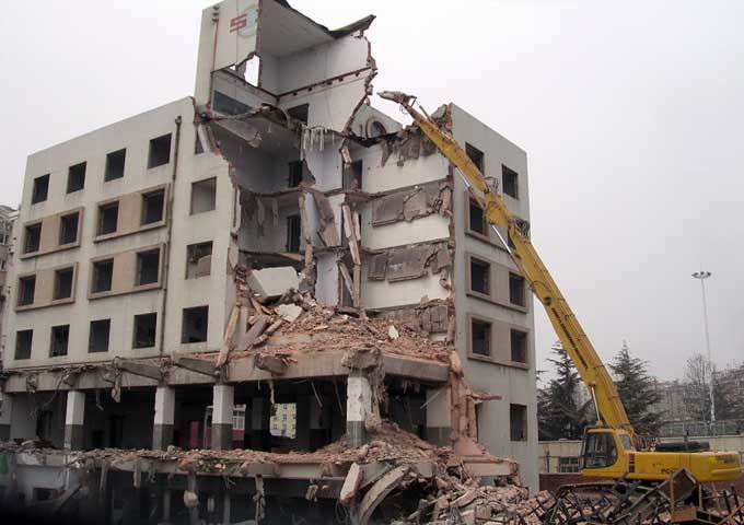 楼房拆除